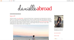 Desktop Screenshot of danielle-abroad.com