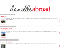 Tablet Screenshot of danielle-abroad.com